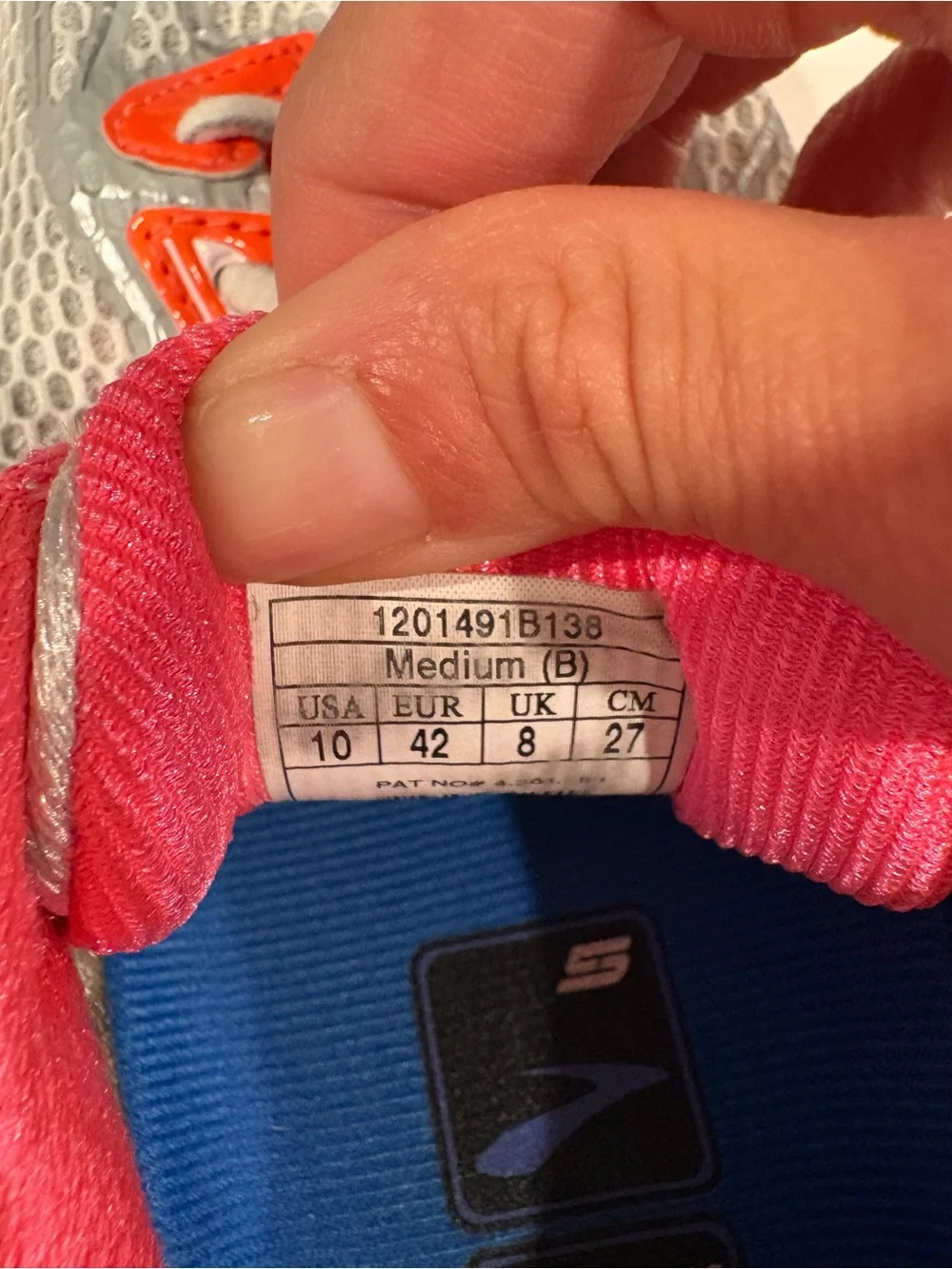 Brooks Women’s Ravenna 5 Running Shoes - Gray, Orange, Pink, Blue